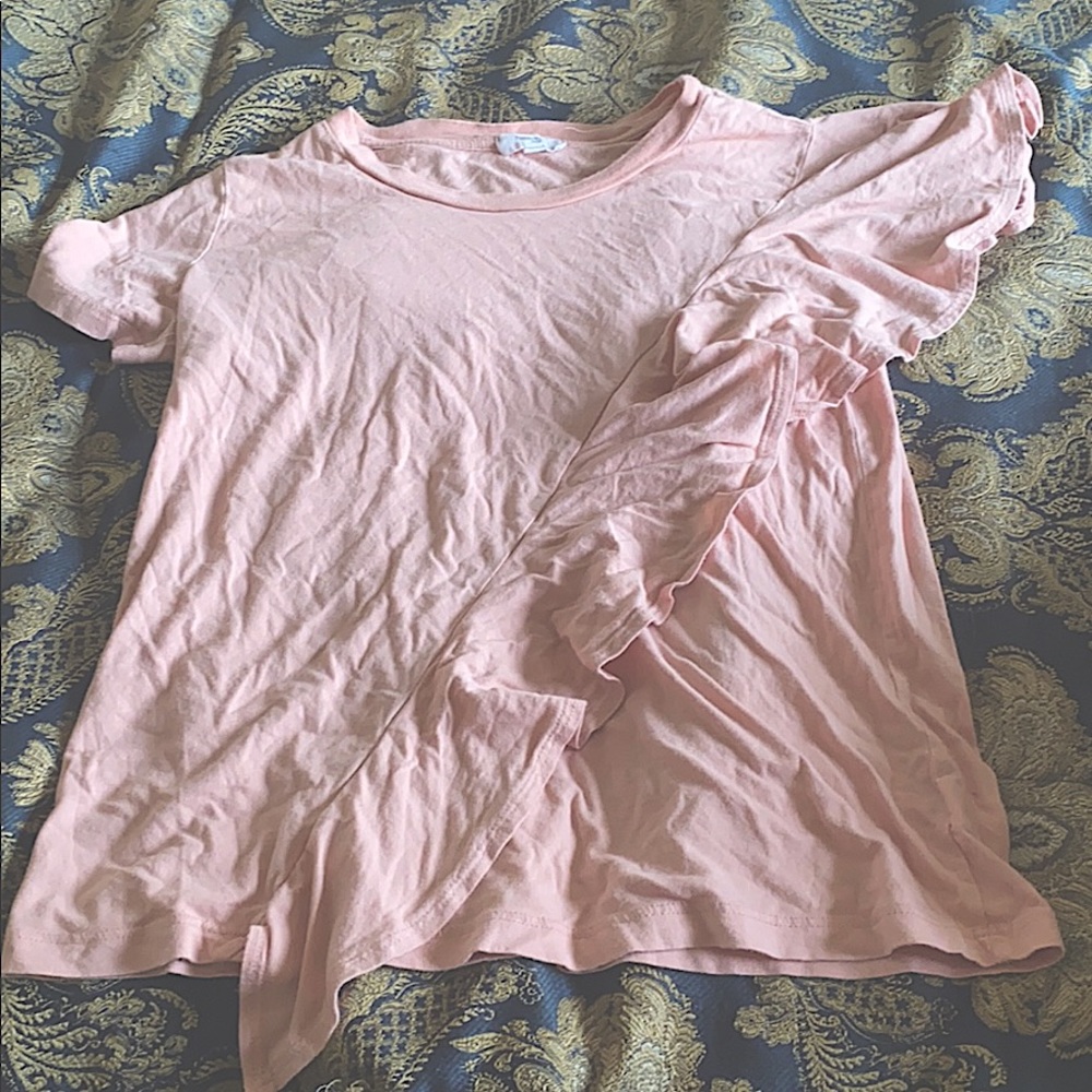 Pink casual blouse